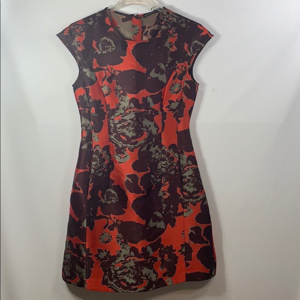 Josie Natori Flower Jacquard Dress